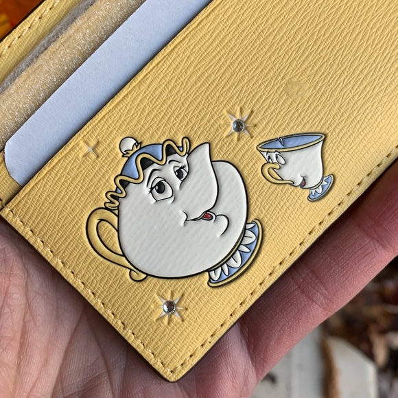 Authentic KATE SPADE Saffiano leather TEACUP DISNEY card holder - Picture 5 of 6